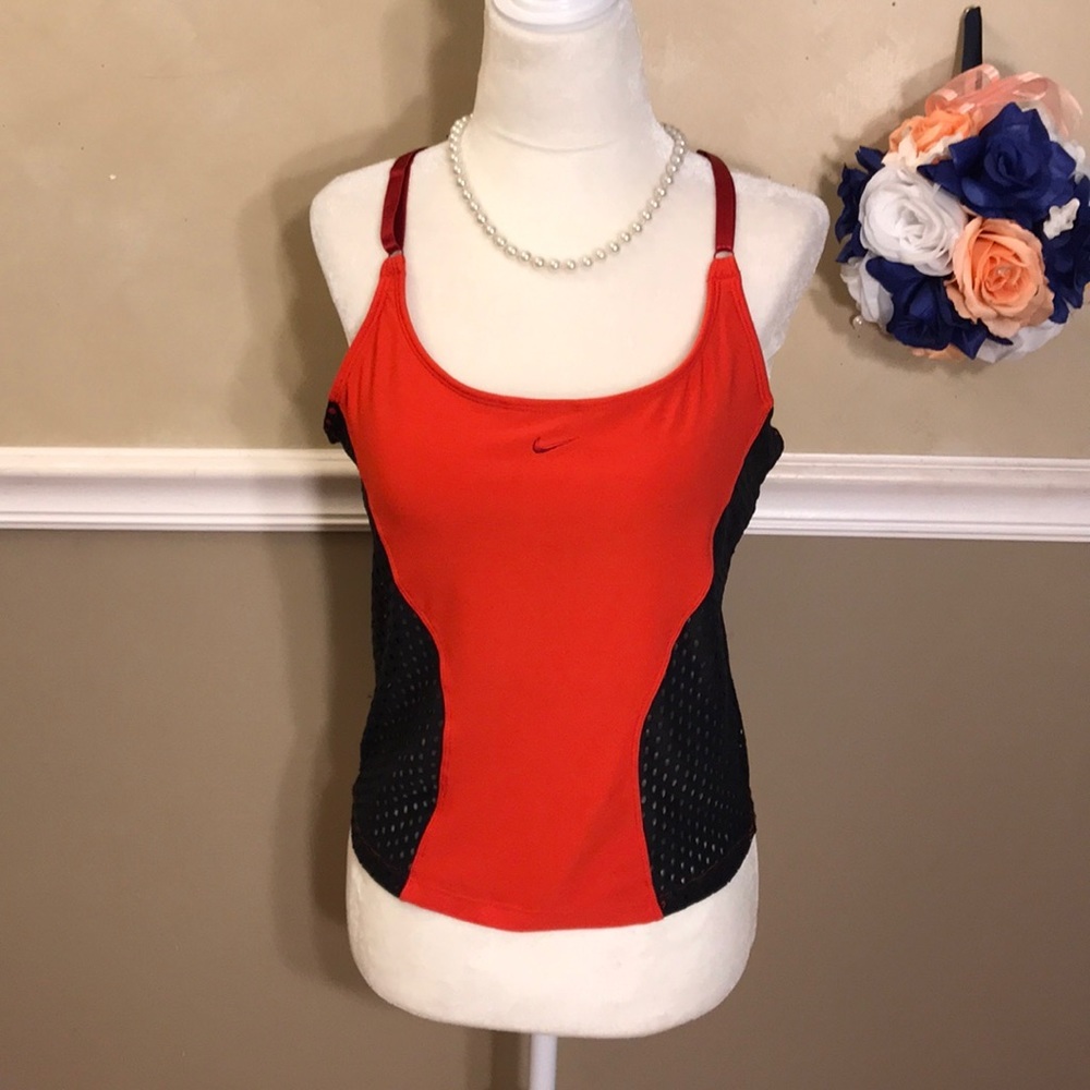 Nike mesh sides running athletic workout tank top